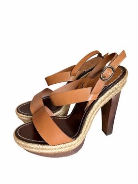 Christian Louboutin Leather Es Cubells 120
Espadrille Sandals RETAIL 995